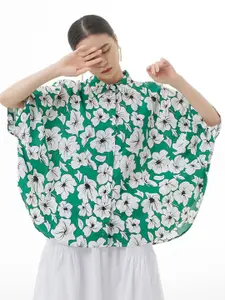 JC Collection Women Opaque Printed Casual Shirt