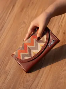 ZOUK Women Tidal Wave Kyra Flap Wallet