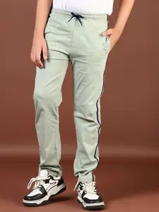 V-Mart Boys Mid-Rise Cotton Track Pants
