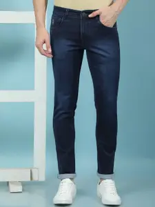 Canary London Men Smart Skinny Fit Low-Rise Light Fade Stretchable Jeans