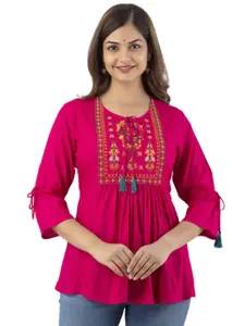 DMP FASHION Women Handloom Top
