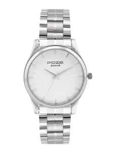 Sonata Bracelet Style Straps Analogue Watch SP70064SM01