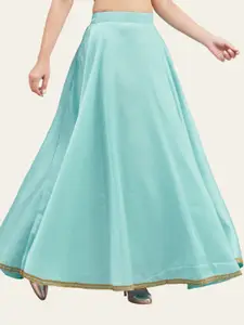 Studio Shringaar Flared Maxi Ethnic Skirt