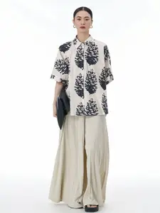 JC Collection Women Opaque Printed Casual Shirt