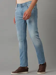 Voi Jeans Men Skinny Fit Slash Knee Light Fade Stretchable Jeans