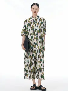 JC Collection Women Opaque Printed Casual Shirt