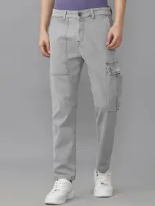 Voi Jeans Men Relaxed Fit Mid-Rise Stretchable Jeans