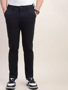 British Club Men Comfort Straight Fit Low-Rise Trousers