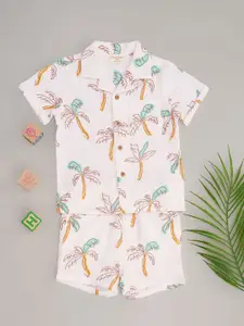 Pantaloons Baby Boys Printed Shirt with Shorts