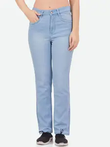 FCK-3 Women Brooklyn Straight Fit Mid-Rise Stretchable Jeans