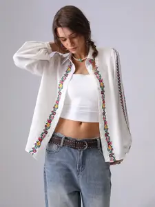 JC Collection Women Floral Opaque Printed Casual Shirt