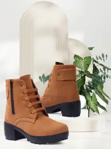 STRASSE PARIS Women Block Heel Mid-Top Regular Boots