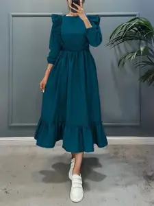 Raiyani Fashion Fit & Flare Midi Dress