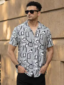 Powerlook Men Opaque Printed Casual Shirt