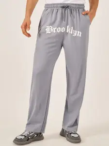 Styli Men Gothic Big Text Placement Print Oversized Jogger