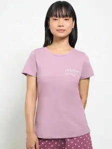 Dreamz by Pantaloons Printed Pure Cotton Lounge T-Shirt