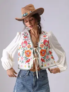 JC Collection Women Floral Opaque Printed Casual Shirt