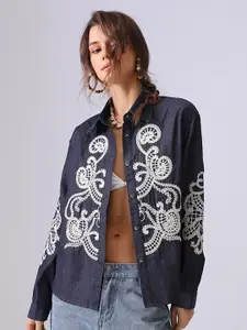 JC Collection Women Floral Opaque Printed Casual Shirt