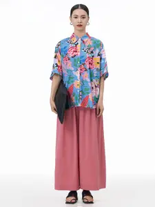 JC Collection Women Floral Opaque Printed Casual Shirt