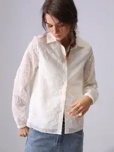 JC Collection Women Floral Opaque Printed Casual Shirt