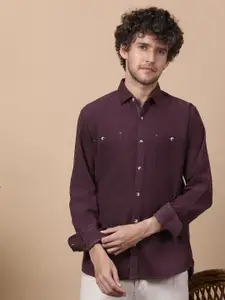 Kuons Avenue Men Smart Regular Fit Opaque Casual Shirt