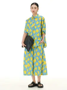 JC Collection Women Opaque Printed Casual Shirt