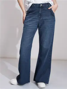 Tokyo Talkies Women Comfort Bootcut High-Rise Light Fade Stretchable Jeans