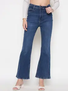 Madame Women Flared Mid-Rise Light Fade Jeans