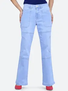 FCK-3 Women Brooklyn Straight Fit High-Rise Stretchable Jeans