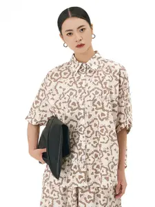 JC Collection Women Opaque Printed Casual Shirt