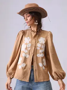 JC Collection Women Opaque Printed Casual Shirt