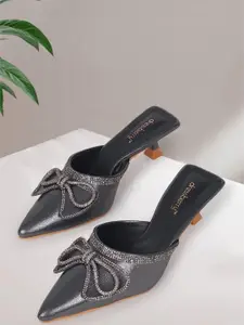 DressBerry Women Party Kitten Pumps with Bows