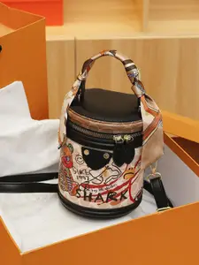 CORSICA Printed PU Bowling Satchel