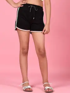 V-Mart Girls Mid-Rise Regular Fit Cotton Shorts