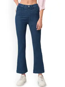 Kraus Jeans Women Bootcut Mid-Rise Light Fade Jeans