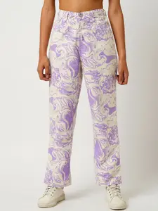 Kraus Jeans Women Straight Fit High-Rise Jeans