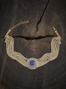 Kushal's Fashion Jewellery Copper Necklace