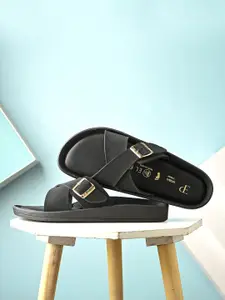 El Paso Women Slip-On Open Toe Flats