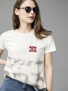 MACK JONNEY Women Printed Pockets T-shirt