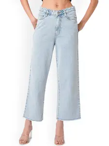 Kraus Jeans Women Wide Leg Mid-Rise Jeans