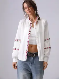 JC Collection Women Opaque Casual Shirt