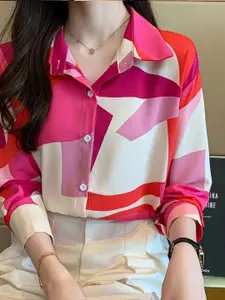 DressBerry Women Standard Opaque Printed Casual Shirt