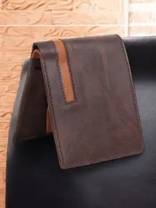 Provogue Men Cut WorkFlap Coin Pocket  Two Fold Wallet