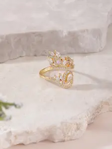 DressBerry Stone Studed Finger Ring