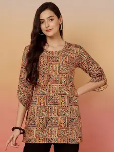 AKIMIA Ethnic Motifs Print Pure Cotton Kurti