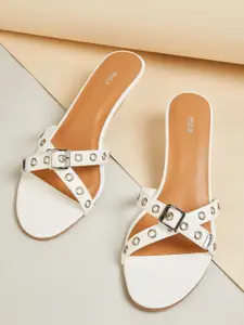 max Women Kitten Heel Sandals