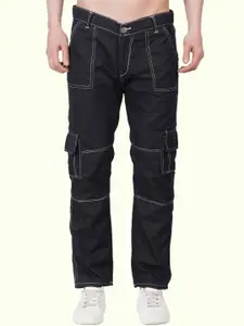 LINARIA Men Classic Slim Fit Low Distress Jeans