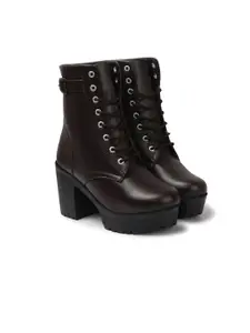 Kliev Paris Women Ankle Length Block Heeled Boots