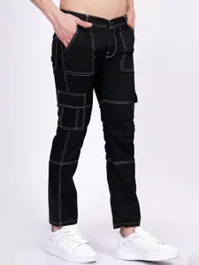 LINARIA Men Classic Slim Fit Mildly Distressed Jeans