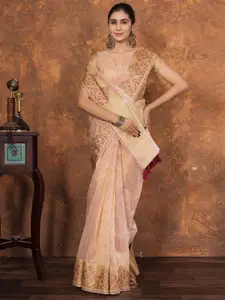 Saree mall Woven Design Zari Tissue Sarees